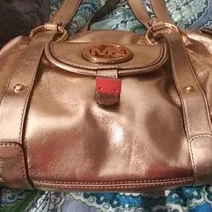 Michael kors gold purse